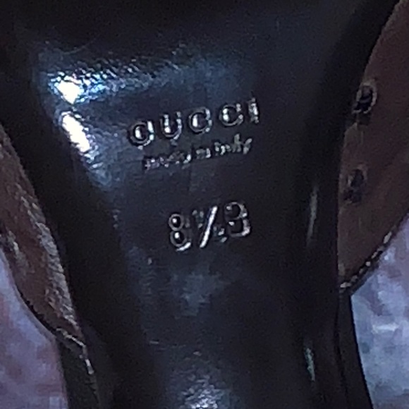 SOLD*** Gucci Horsebit Chocolate Brown Leather Kitten Heels Pumps Size 8.5B - Picture 12 of 13